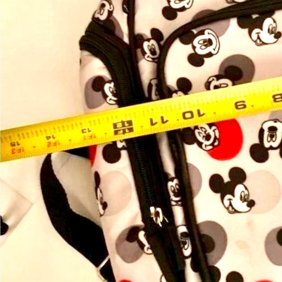 Disney Mickey Mouse Toss Heads Back Pack Baby Diaper Bag Daypack - Picture 9 of 10